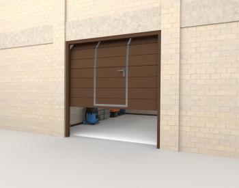 Секционные с калиткой  M-гофр Trend