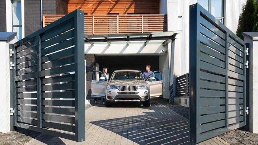 распашные ворота в Чегеме